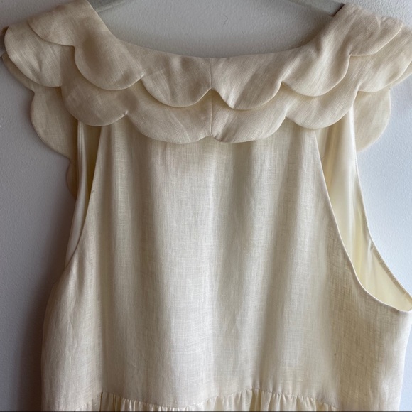 Original Calypso cream linen dress NWT L - Picture 5 of 9